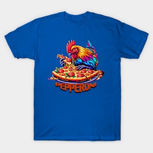 Chicken Pepperoni Pizza T-Shirt